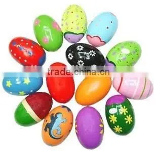 Hot Sale Easter Eggs Colorful Eggs Foam Plastic Wooden Easter Eggs photo-4