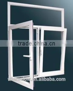 Pvc Turn And Tilt Window Tilt Open Window Cheap House Window photo-2