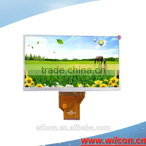 6.5inch 800*480 RGB Interface 400nits Outdoor Horizontal Tft Display Screen