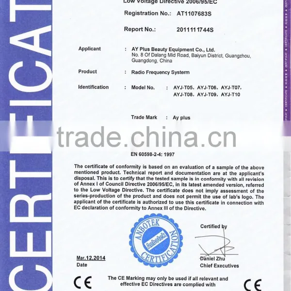 AYJ-T07 New Monopolar rf Wrinkle Removal Shaping Monopolar rf Equipment photo-6