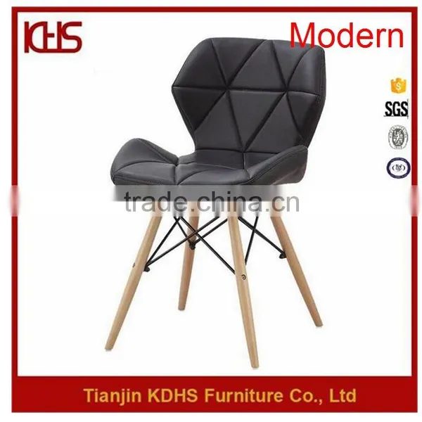 2016 Black Multifunctional PU Modern Style Wooden Popular New Leisure Chair
