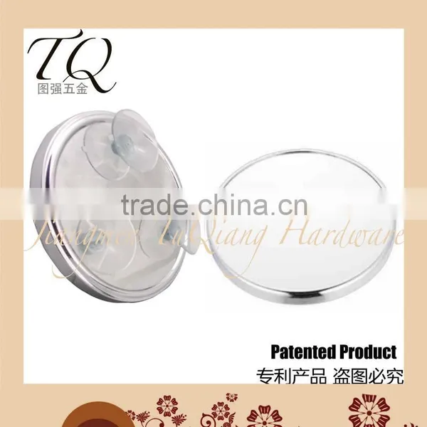 Bathroom Metal Framed Cosmetic Mirror With Suction Cup photo-4