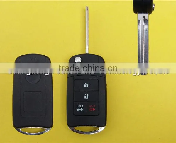 NEW 3+1 Buttons Flip Key Case Shell Cover Replacement Toyota Camry Corolla Yaris Rav4 Quality Choice photo-5