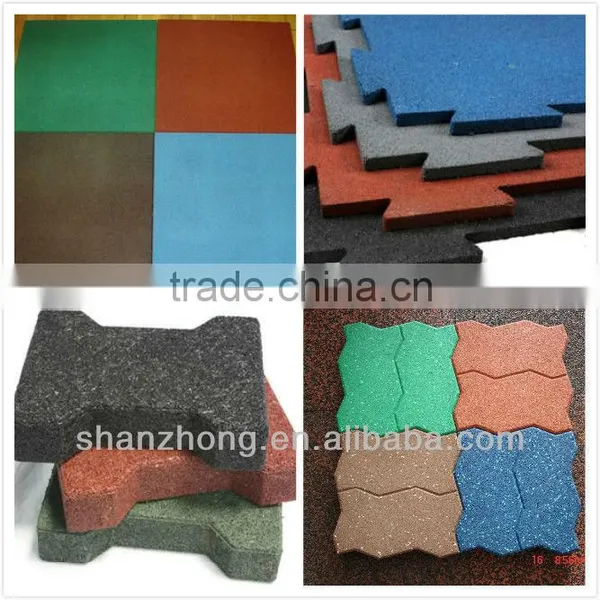 2016 Great Quality Residential Safety Rubber Flooring on Sale photo-2