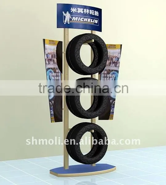 ML-09001 Racking Shelfing /newly Metal Promotional Car Tyre Display photo-4