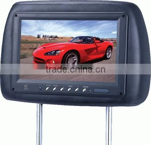 9 inch headrest monitor with pillow