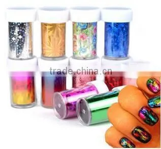 Promote Cheap Price Fashion 52 Colors Stickers Nail Decoration Nail Foil