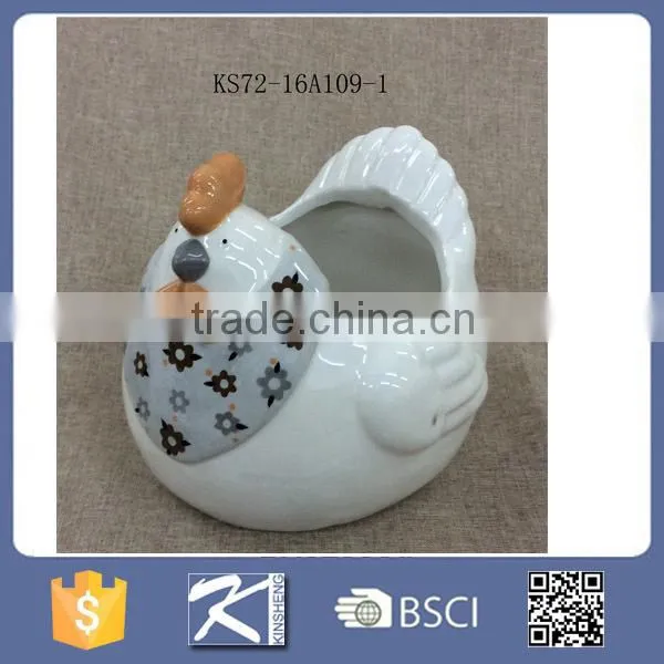 Unique Design Rooster Theme Dishes Ceramic Plate for Food photo-4