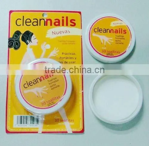 Polish gel wipe