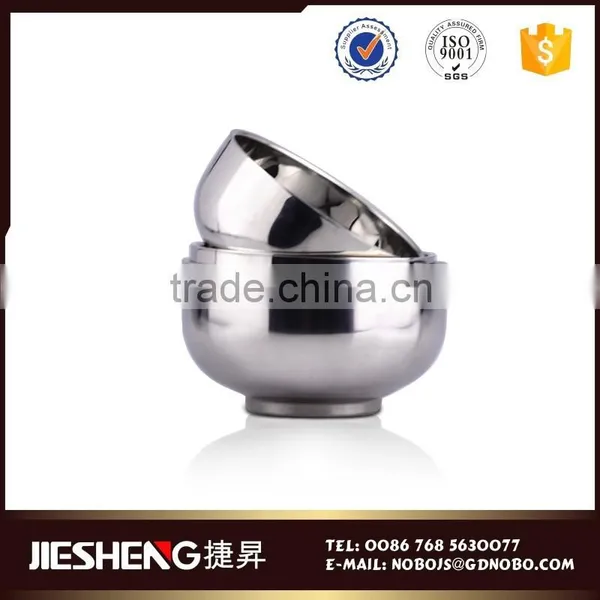 Smooth Surface Stainless Steel Soup Bowl