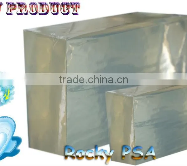Positioning Glue for Baby Diaper and Sanitary Napkin