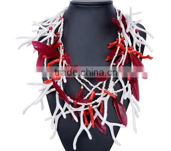 European Style Exaggerate Antlers Handmade Choker Necklace photo-2