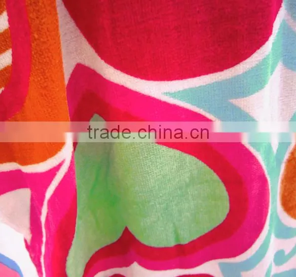Full Screen Printed Heart Design Girl Beach Towel Blanket photo-6