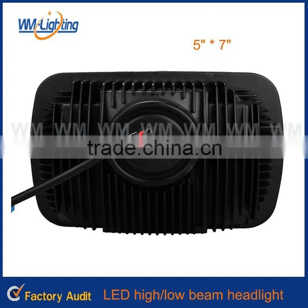 5" x 7" LED Headlight 60w 2000lm Rectangle Headlight for Jeep photo-6