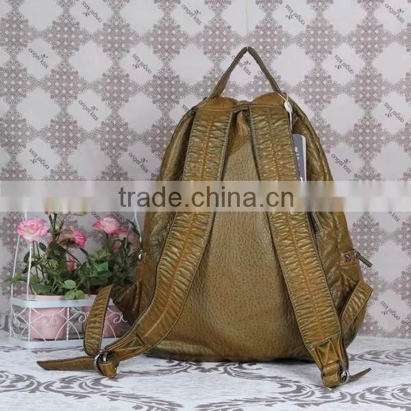 Factory Wholesale Lady pu Backpack photo-3