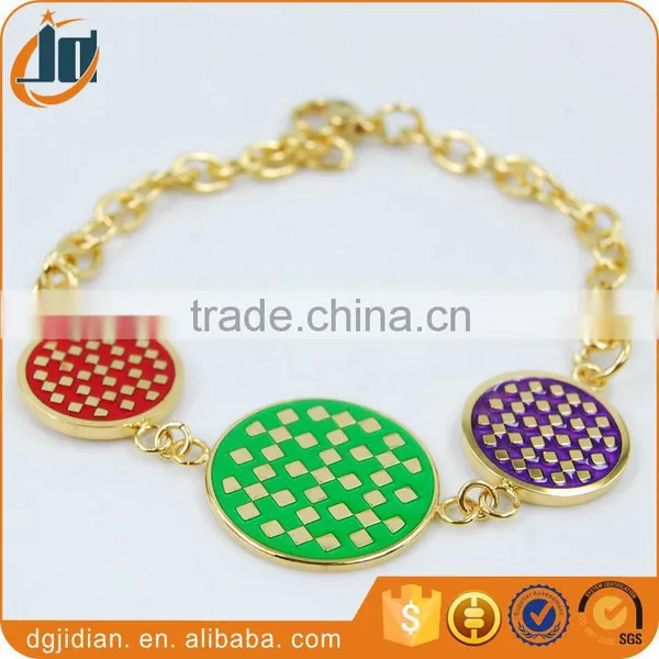 Brillant Enamel Stainless Steel Bangle ,Epoxy Bracelets Jewelry. photo-5