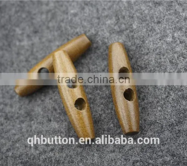 FASHION CAFE WOOD TOGGLE BUTTON FOR GARMENT ACCESSORIES photo-3