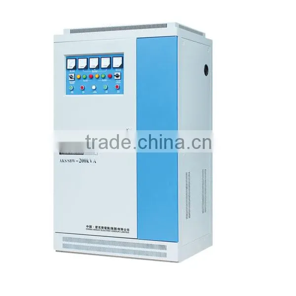 Widely Use SBW Three Phase 200kva 380v High Effciency Automatic AC Compensated Power AC Voltage Stabilizer/YueQing China photo-3