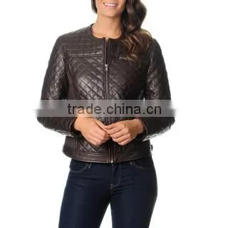 Pakistan Produces Gothic Punk Leather Jacket for Women