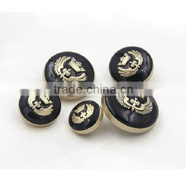 Overcoat Button Metal Black Button photo-2