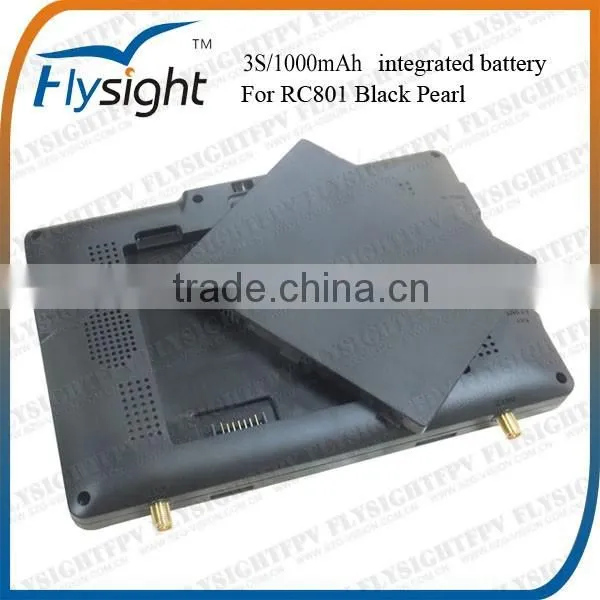 C616 Flysight 7'' FPV Diversity Receiver LCD HDMI Screen Black Pearl RC801 Monitor for DJI Phantom 2+Version RC Quadcopter photo-4