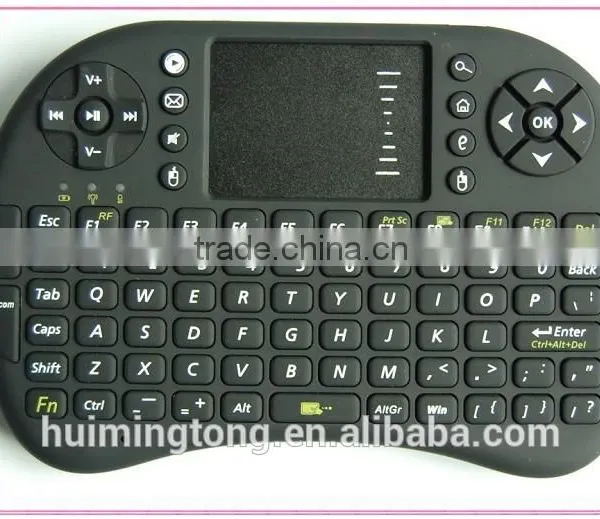 factory price 2.4G Wireless Keyboards I8 2.4G air mouse for andorid tv box