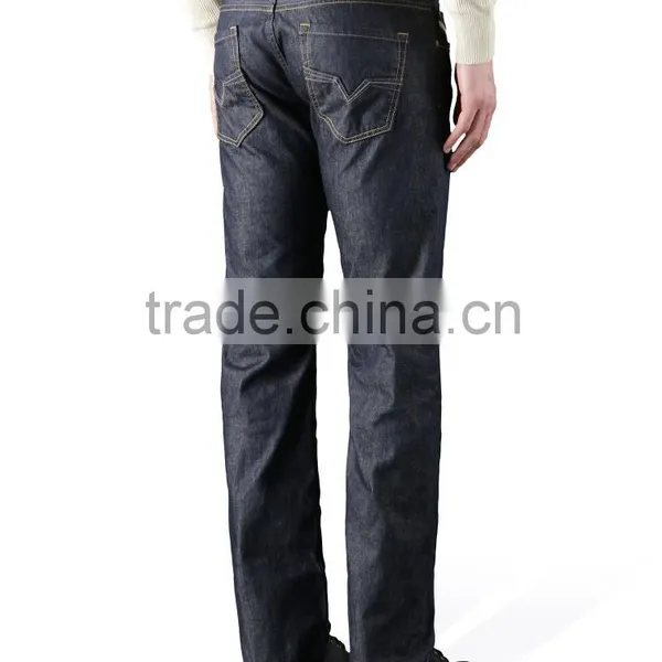 Wholesale 2015 New Color Denim Fabric Slim Straight Leg Fit Jean for Men Cheap Price Jeans photo-4
