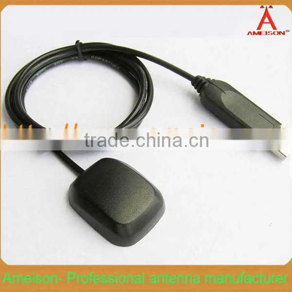 Antenna Manufacturer Magnetic Mount RG174 3M cable 5dBi glonass usb gps antenna for android tablet