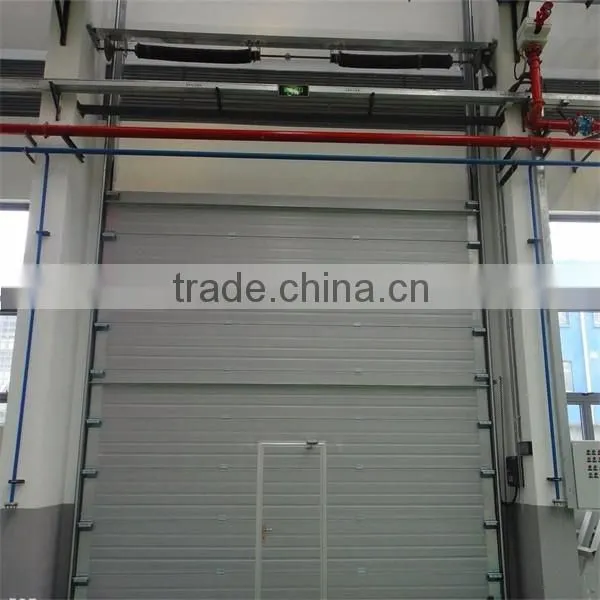 Factory Remote Control Overhead Industrial Solid Sectional Door Design photo-3