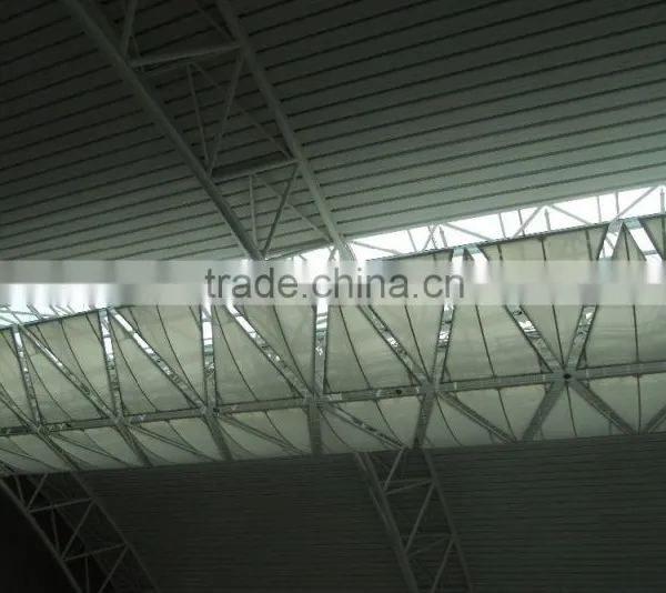 Hyperbolic and Decorative Grade A Firepoof PTFE Coated Tensile Fabric Architecture Ceiling in Airport From China Supplier photo-3