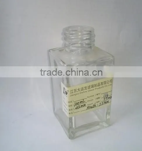 100ml Cosmetic Glass Bottle and Perfume Glass Bottle
