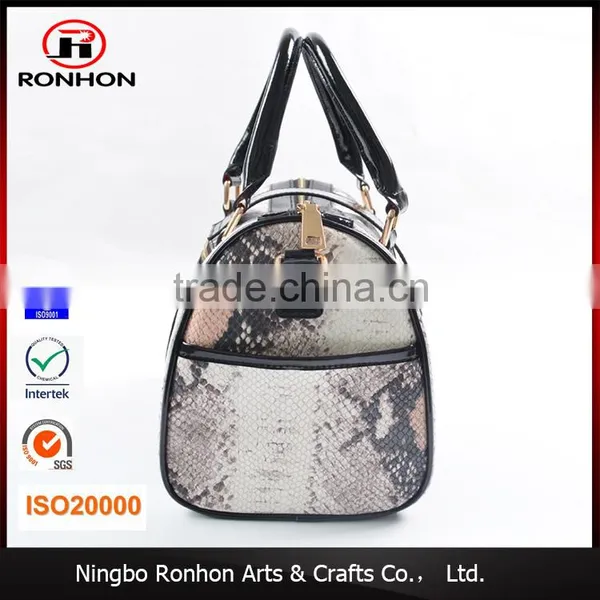2016 Trency Snakeskin Leather Bag, Fashion Hand Bag photo-4
