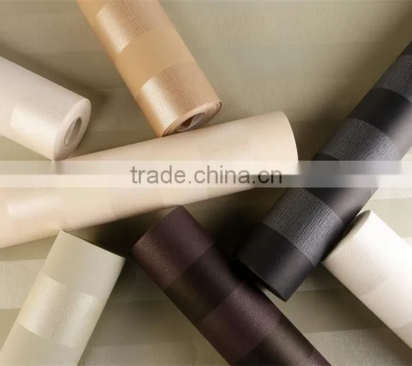 Modern Stripe Nonwoven Office Decor Wallpaper photo-2