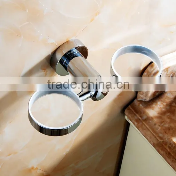 Bathroom Accessory With Copper Double Cup Tumbler Holder for Hotel Family Use. photo-4