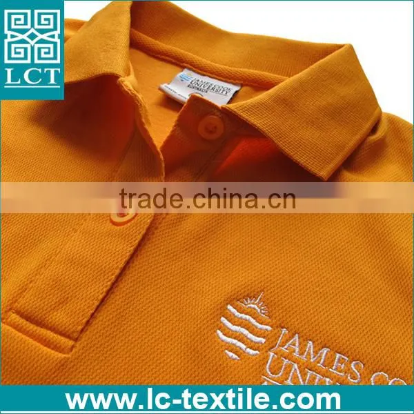 LCTN1782 Softtextile Orange Women's Office Uniform Design Polo Shirt photo-3