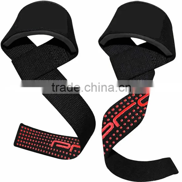 GYM Strap Black With Gel Grip