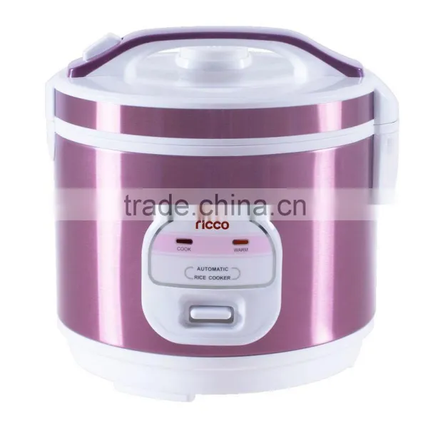 New Type 1.0L Stainless Steel Housing Mini Rice Cooker in Purple Color photo-2