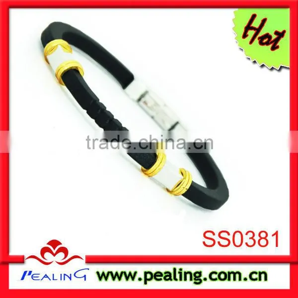 Men Style Bracelet Stainless Steel Jewelry Spain Silicone Bracelet