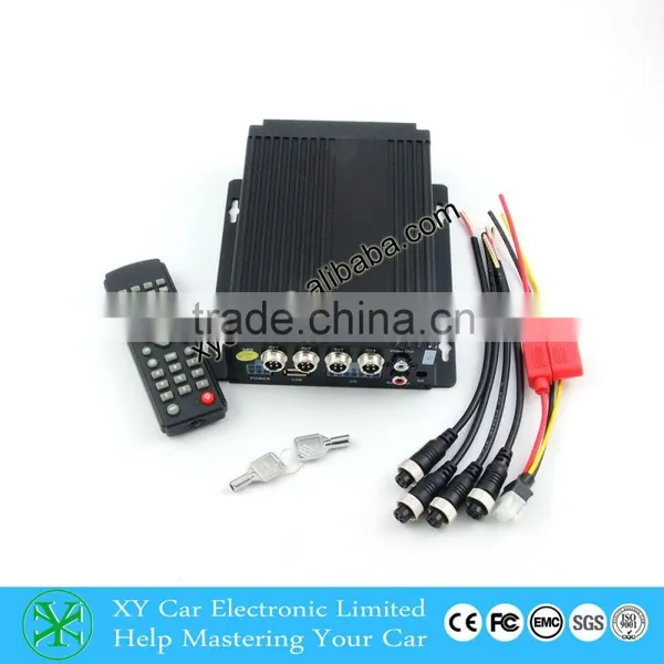 AHD Vehicle Mobile DVR 4 ch 720P School Bus Car CCTV SD Card MDVR XY-9638