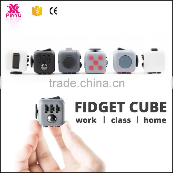 Fidgeting Desk Toy Fidget Cube Box for School Autism Cube - Black - New Arrive photo-3