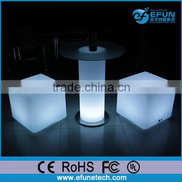 Wireless Remote Control Rgb Color Mood Light up Led Waterproof Pool Cube photo-5
