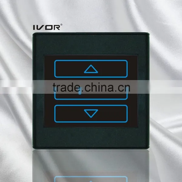 1 Gang 400W Dimmer Touch Switch Piano Black (SK-T2300DH1-PBK)