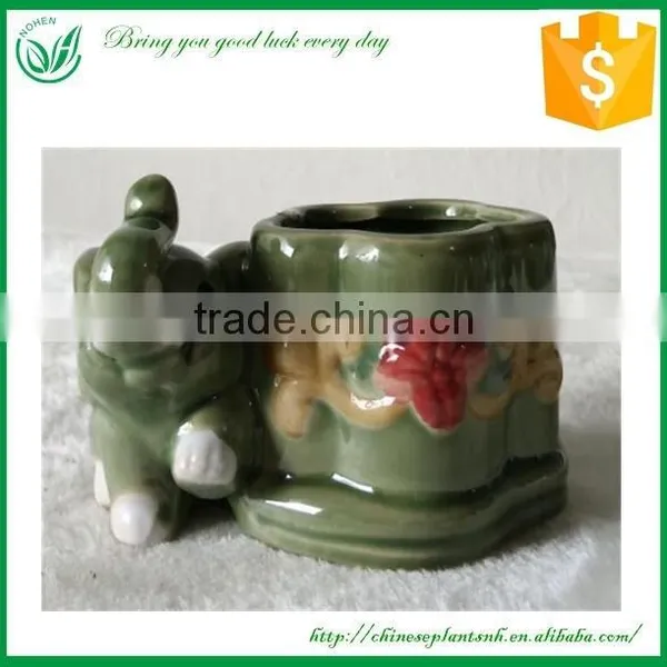 Lucky Bamboo Animal Shape Flower Pot photo-2