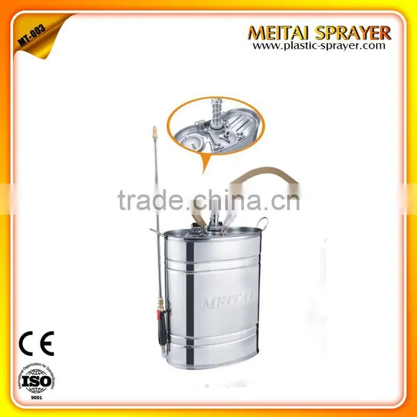14L Knapsack Stainless Steel Manual Backpack Sprayer