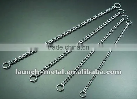Chock Chain With Two Rings,pet Product ,dog Collar