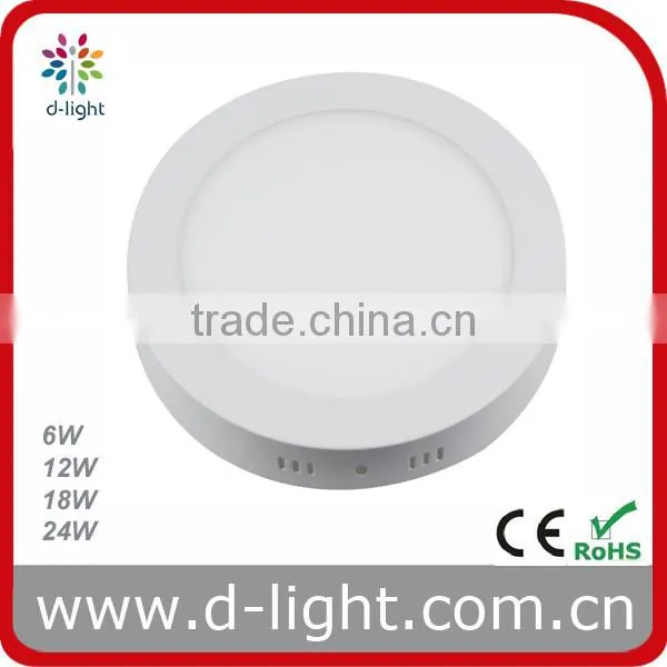 86V 265V Round Surface Mounted LED Panel Light 6W 12W 18W 24W 2700K 4200K 6500K photo-3