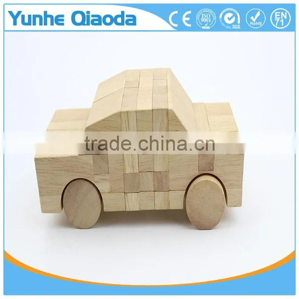 Vehicle Block Racing Car 3D Woodcraft Kit Assemble Paint DIY Toys for Kids Adults the Best Birthday Gift photo-4