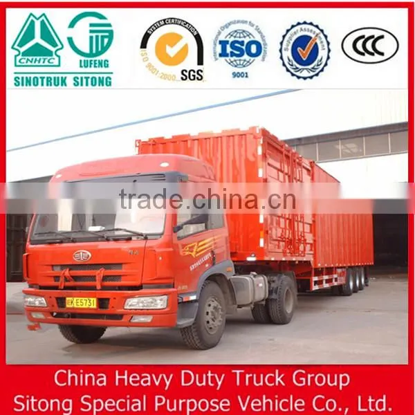 Sino Truck Stainless Steel Box Semi Trailer for Online Shopping photo-4
