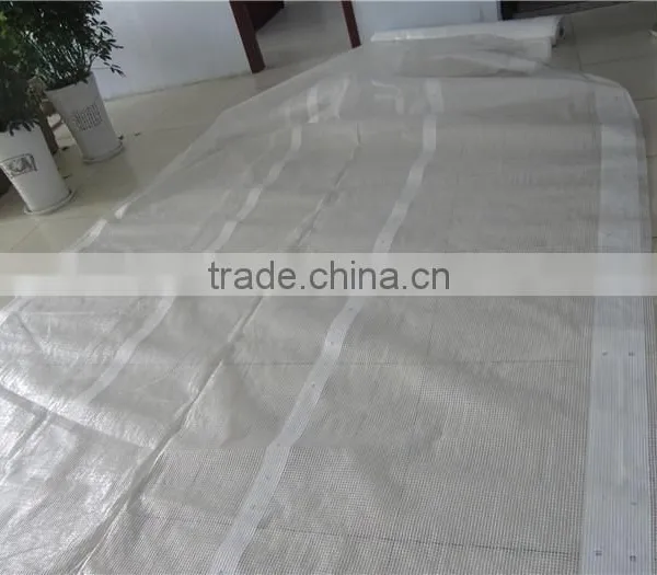Waterproofing Greenhouse Mesh Tarpaulin, Covering HDPE Fabric, Used Clear Transparent Greenhouse Lone photo-3