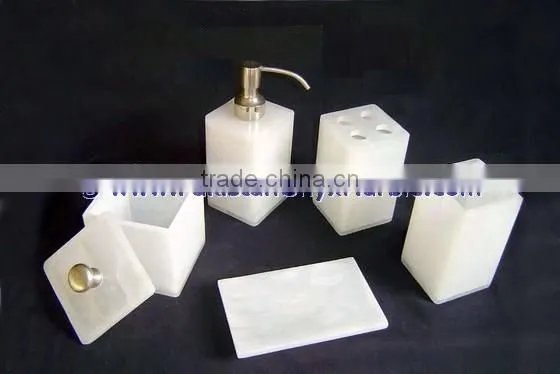 NATURAL COLOR Luxury Colorful Free Sample for Natural ONYX BATHROOM ACCESSORIES COLLECTION photo-6
